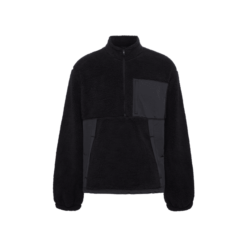 BLACK SHERPA QUARTERZIP 5222