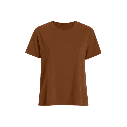 NUD053 W002 Women s Everyday T Shirt Chocolate Chocolate Gcopy