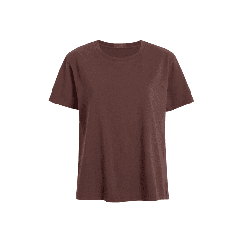 NUD054 W002 Women s Everyday T Shirt Coffee Coffee Gcopy