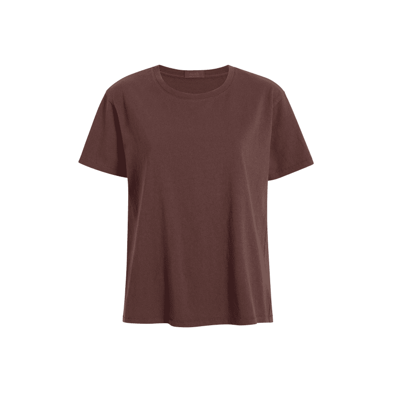 NUD054 W002 Women s Everyday T Shirt Coffee Coffee Gcopy