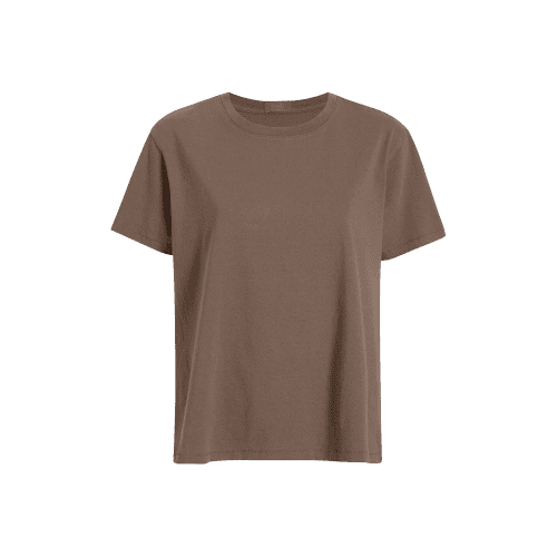 NUD056 W002 Women s Everyday T Shirt Mocha Mocha Gcopy