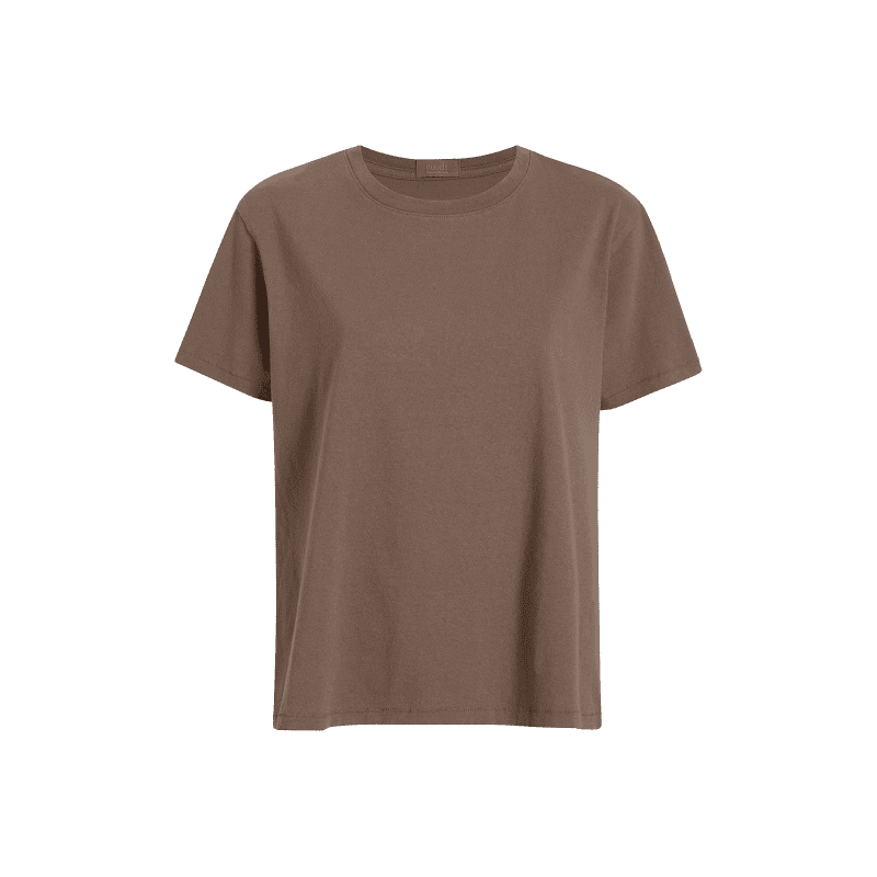 NUD056 W002 Women s Everyday T Shirt Mocha Mocha Gcopy