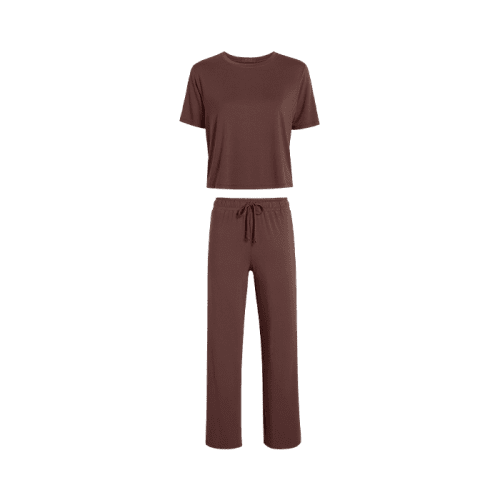 NUD090 W010 SET Women s Pajama Set Coffee Coffee G V2 copy ea2f2732 7ac1 41a6 a833 cde80c763fec