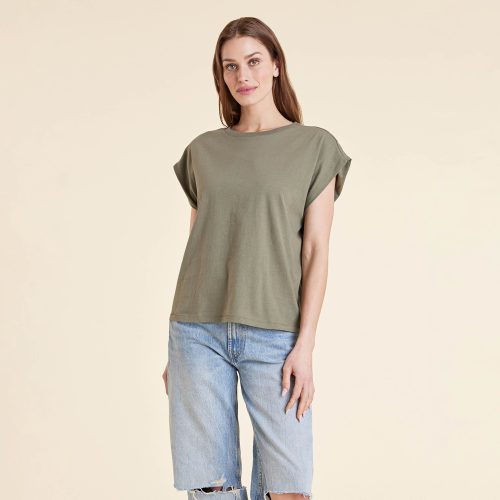 NUD1024 W 030 MUSCLE TEE OLIVE OF Front Crop 1 7d82e2e4 24b8 4491 afa3 118bcdae4679