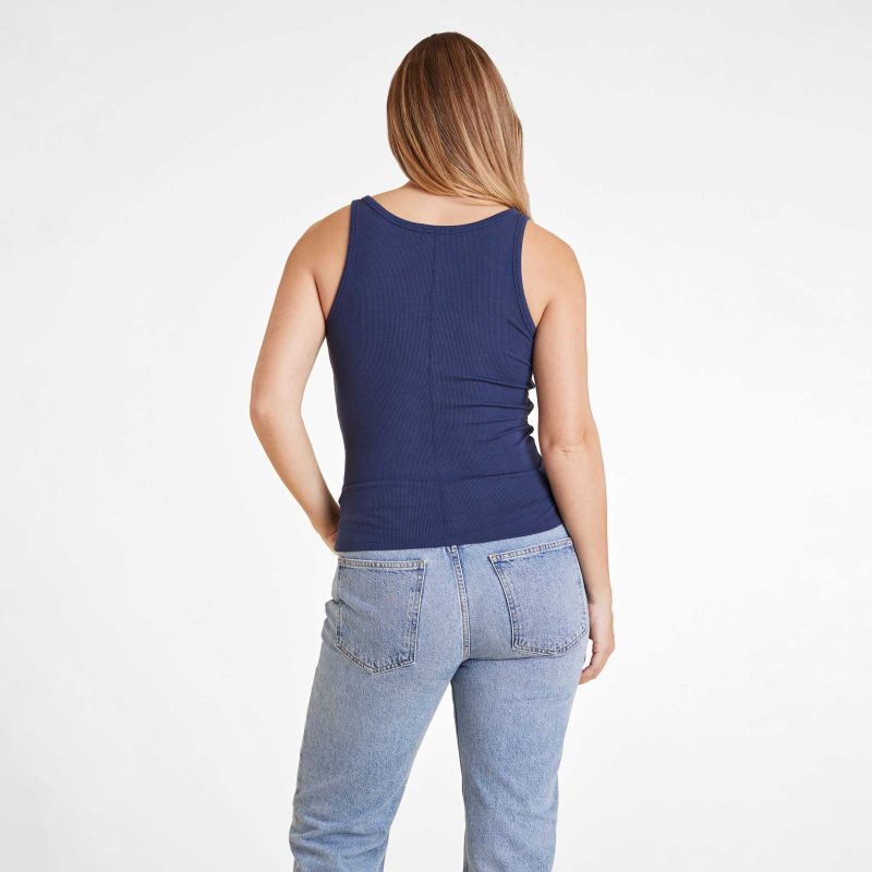 NUD1030 W 133 Slinky Tank NAVY OM Back Crop 1