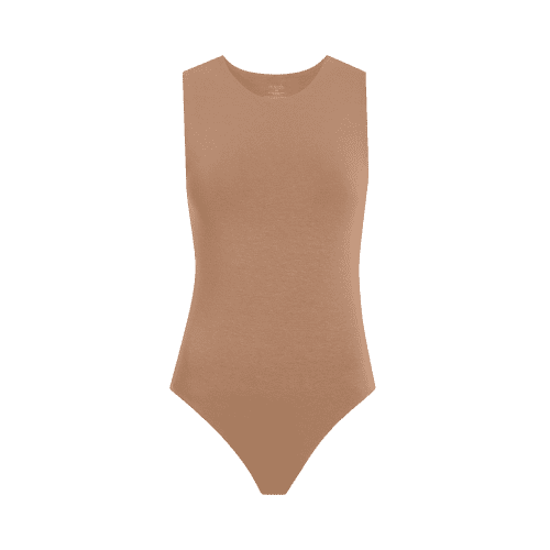 NUD185 W 023 Women s Tank Bodysuit Cinnamon Front Ghost 4nFGXAROD transformed