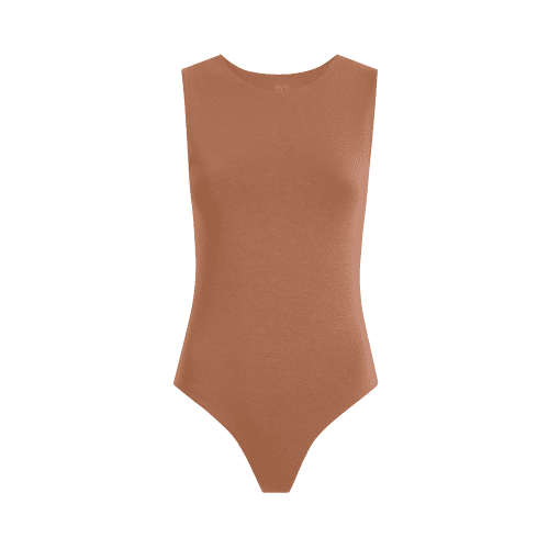 NUD186 W 023 Women s Tank Bodysuit Clay Front Ghost abQDhle0e transformed