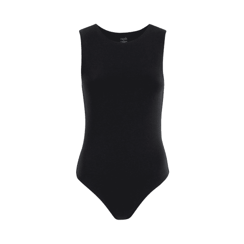 NUD190 W 023 Women s Tank Bodysuit Black Front Ghost pMTYWMZTW transformed