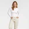 Women's Seamless Long Sleeve Shirt | White