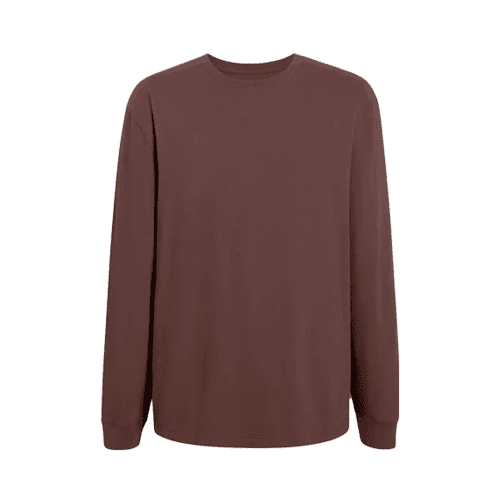 NUD293 M 005 Unisex Long Sleeve Crewneck Coffee Front Ghost 66788723 d552 4c14 9088 58ea4b4611e0