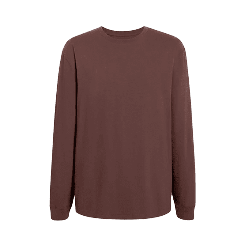 NUD293 M 005 Unisex Long Sleeve Crewneck Coffee Front Ghost 66788723 d552 4c14 9088 58ea4b4611e0