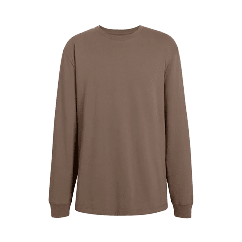 NUD293 M 005 Unisex Long Sleeve Crewneck Coffee Front Ghost Product c67205b7 d0d0 403c aa4a 171c606d0296