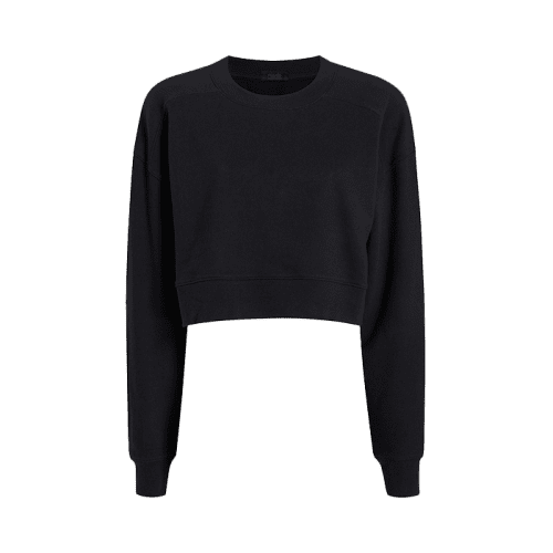 NUD373 unknown style code W 039 Cropped Crewneck Sweatshirt Black GH Front cc9a4372 5eba 48b0 88c9 77a6c66f8a8b