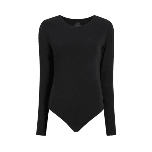 NUD435 unknown style code W 110 Cotton Jersey Longsleeve Crew Neck Bodysuit Black GH Front ddaf3eb6 a4b2 485c badb 8c3570747eba