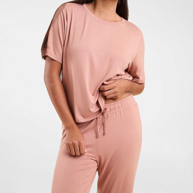 NUD557 WS 010 018 Pajama Set Clay OF Alt Crop 1