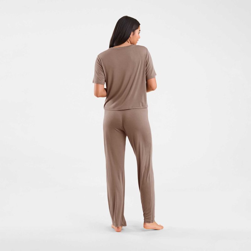 NUD562 WS 010 018 Pajama Set Mocha OF Back Crop 1