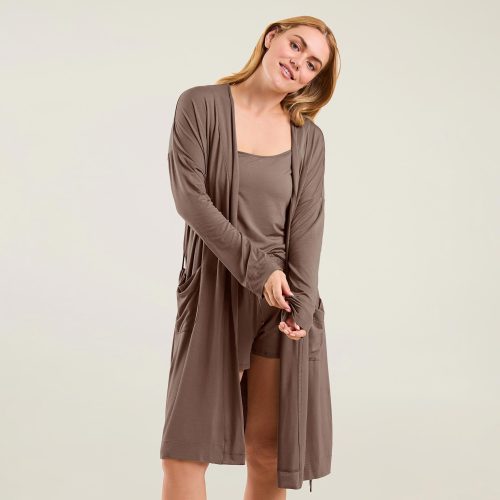 NUD574 W 052 LOUNG ROBE Mocha OF Front Crop 1 df948cb3 dfa9 4ebf 84de 0d6fb6293e17