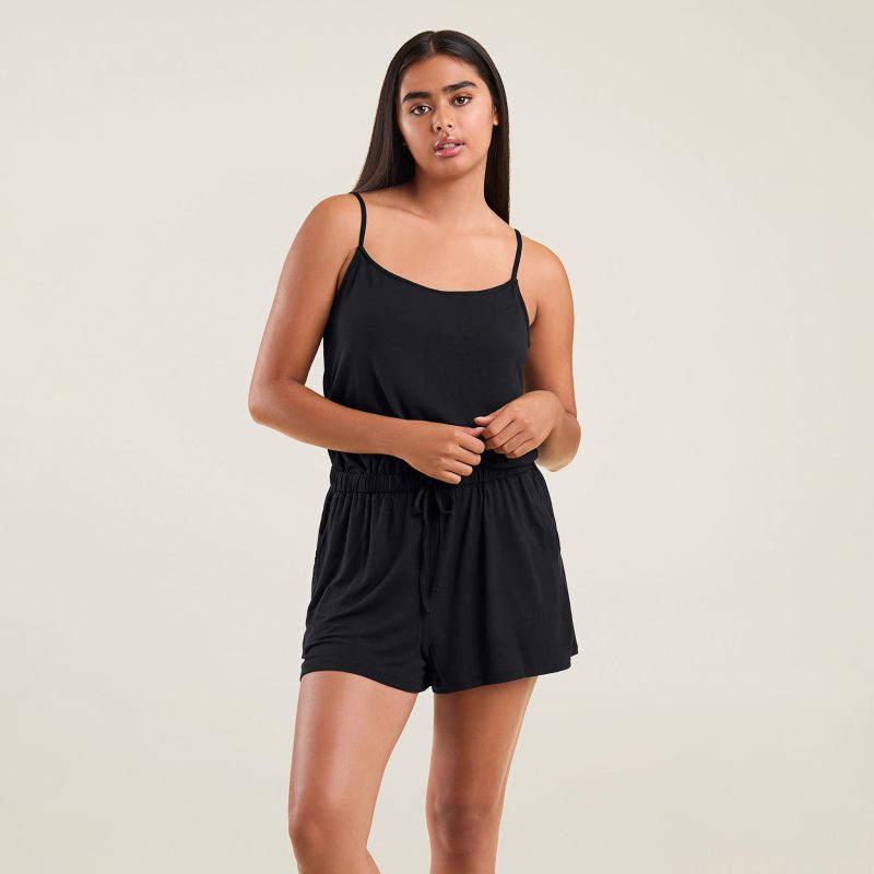 Sleep Romper | Black