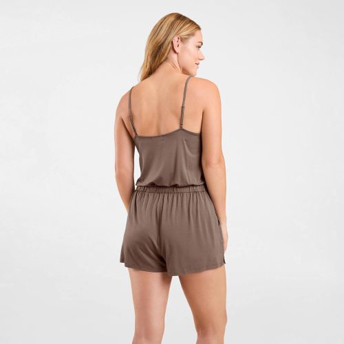 NUD578 W 053 Sleep Romper Mocha OF Back Crop 1 ec32c78e 7ab3 4968 a05a a9a6c944c199