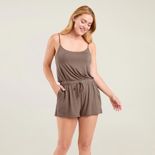 NUD578 W 053 Sleep Romper Mocha OF Front Crop 1 c3f57a8b 3c89 437b 807f 44d828ddd0f4