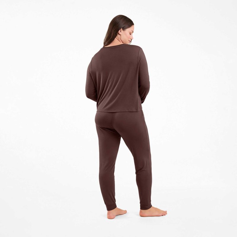 NUD600 WS 054 055 The Pajama Jogger Set Coffee OF Back Crop 1 eb207c0e 3132 44ec 91a1 6871406826cc