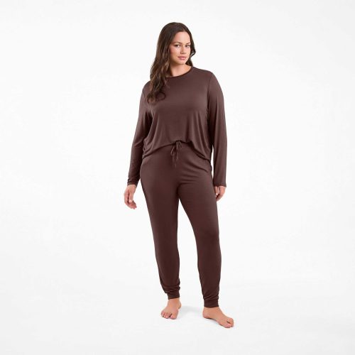 NUD600 WS 054 055 The Pajama Jogger Set Coffee OF Full Front 1 7ddf4deb 304c 470a 9eff 517049c36927