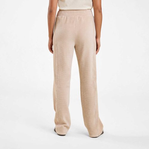 NUD672 W 061 Textured Wide Leg Pant Doe OF Back Crop 1 47d15078 639b 4c30 b826 9f550245c5ed