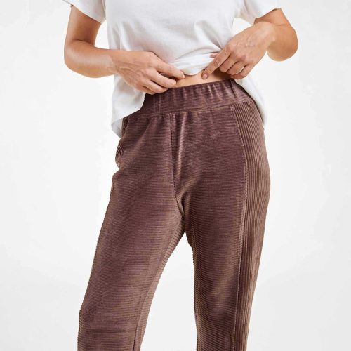 NUD673 W 061 Textured Wide Leg Pant Coffee OF Alt Crop 1 64a96fc6 063f 4290 871a 46f8202bff85 1