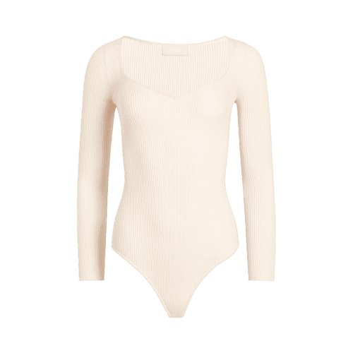 NUD701 W 050 Sweetheart Bodyusit bone sweater GH Front 1