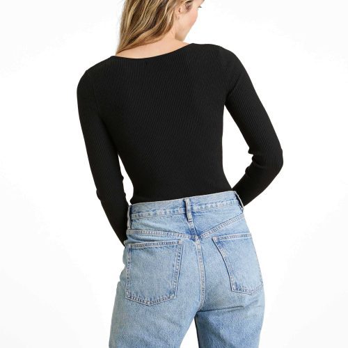 NUD705 W 073 Sweater Bodysuit black sweater OM Back Crop 1 99a1899e e154 4ab2 98a4 e4a473784868