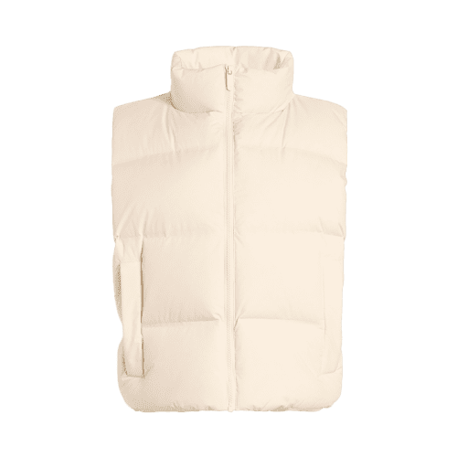 NUD723 W 083 Puffer Vest Bone GH Front 1