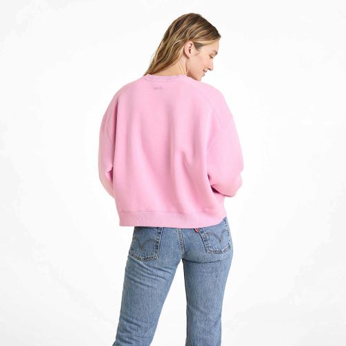 NUD728 W 109 Womens Crewneck Sweatshirt bubblegum cotton OM Back Crop 1 921c9e89 54dd 4fa6 be8a 21fe95a506d0