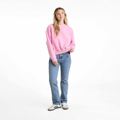 NUD728 W 109 Womens Crewneck Sweatshirt bubblegum cotton OM Full Front 1 aa380cf6 9cad 47e0 b560 bb946b808d98