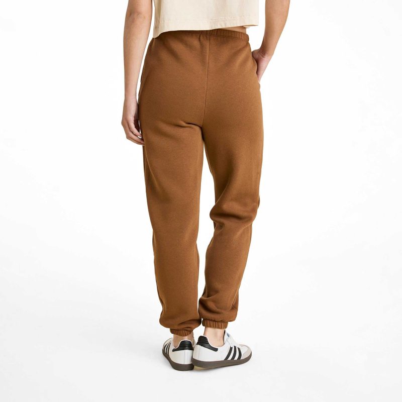 NUD739 W 183 Womens Sweatpants chocolate cotton OM Back Crop 1 af431822 a049 4dcb 8f9a 4371de10e97f