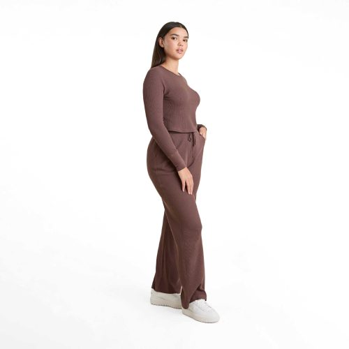 NUD757 WS 063 058 Waflle Lounge Set Coffee OM Side Crop 1 2a8ebc91 72b2 4490 ba58 9c78a9a76553