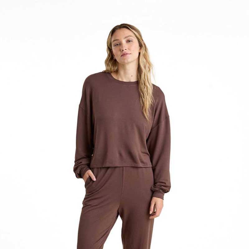 NUD763 WS 100 101 Modal Sweater Set Coffee OM Full Front 1 dc61f54e d9b1 4026 a38b a50f5f99782c