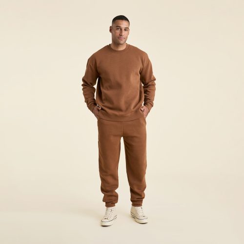 NUD800 M 012 Mens Sweatpants Chocolate OM Full Front 1