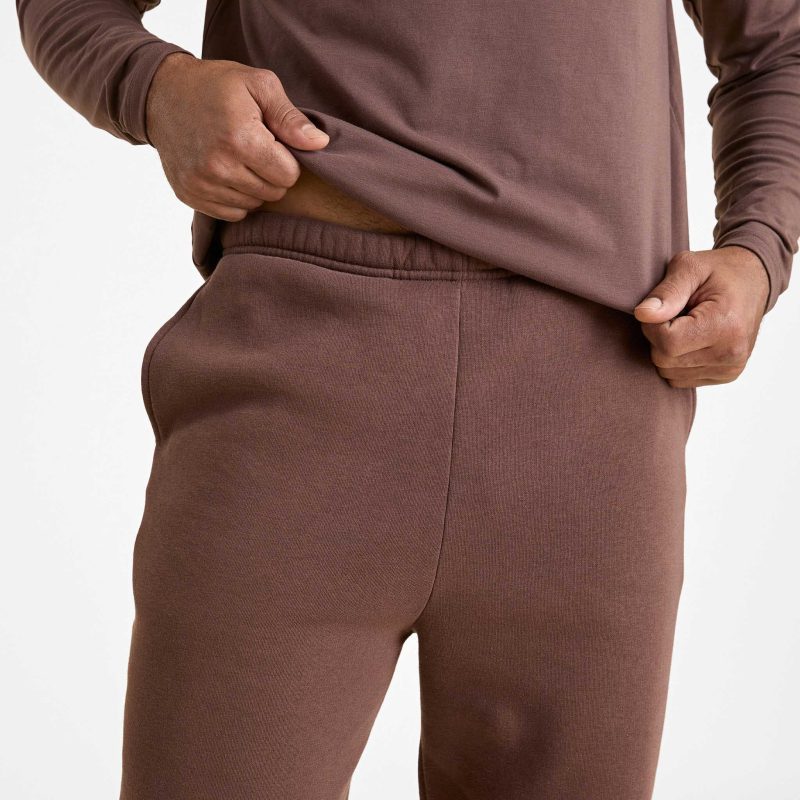 NUD801 M 012 Mens Sweatpants Coffee OM Alt Crop 1 1