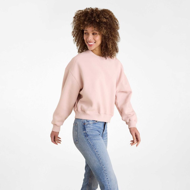 NUD879 W 109 Womens Sweatshirt Ribbon OM Side Crop 1 1