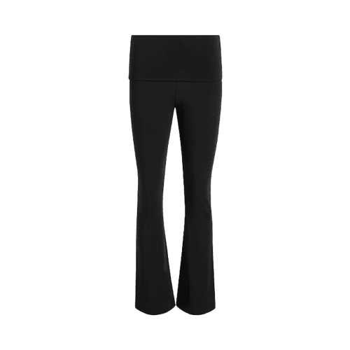 NUD900 W 161 Fold Over Legging Black GH Front 1