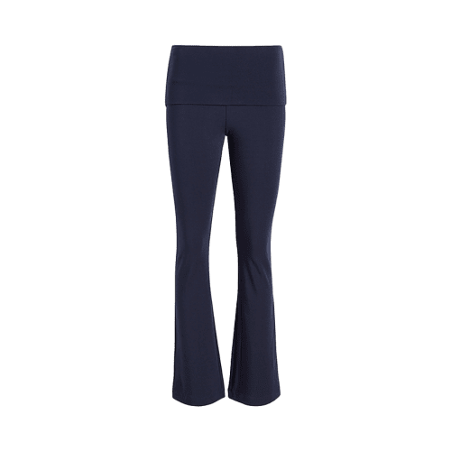 NUD902 W 163 Fold Over Legging Navy GH Front 1