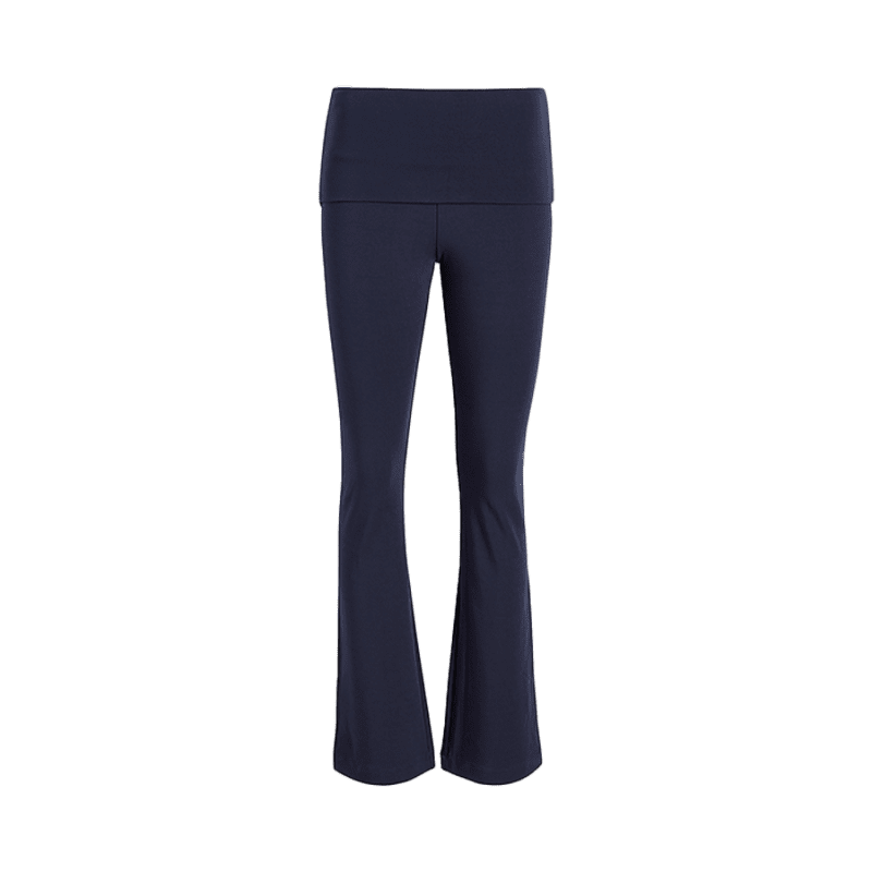 NUD902 W 163 Fold Over Legging Navy GH Front 1