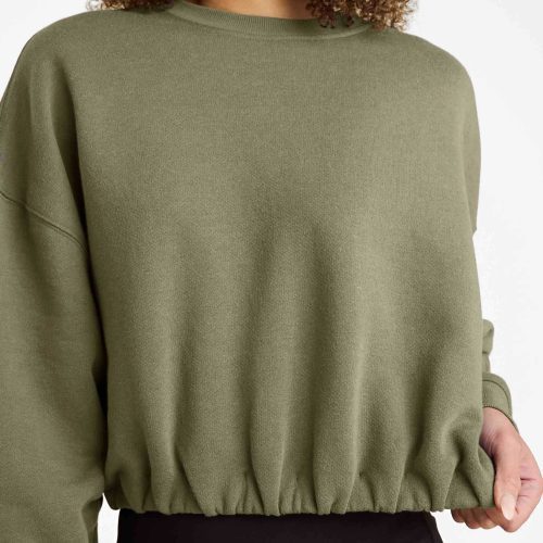 NUD908 W 067 Cinched Waist Sweatshirt olive OM Alt Crop 1 9f5d22b1 9f7f 49db b08a 288fe0f4d30d