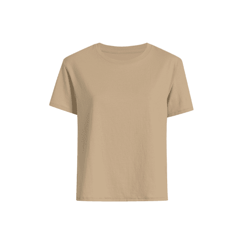 TNS062 W 002 Everyday T Shirt OAT OM Front 1