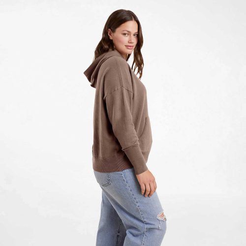 TNS149 W 048 Cozy Knit Hoodie Mocha OM Side crop 1 6bcc0e9e 840e 424e 8a5d 7b45bd1eb092