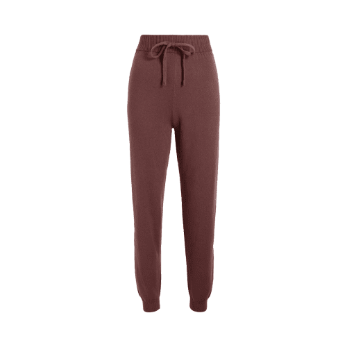 TNS163 W 112 Cozy Knit Jogger Coffee OM Front 1