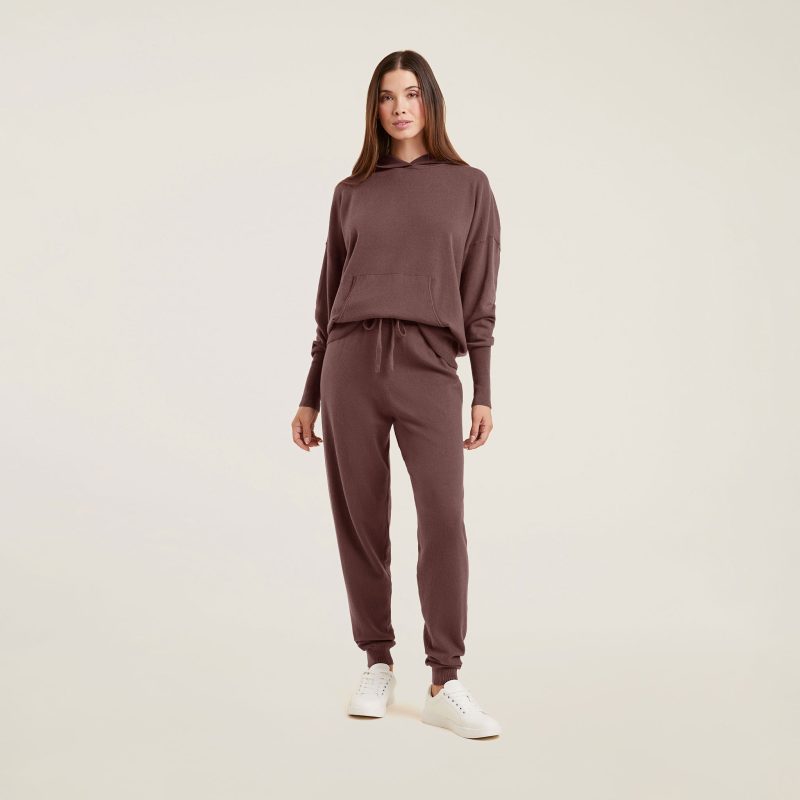 Luxe Knit Jogger | Coffee