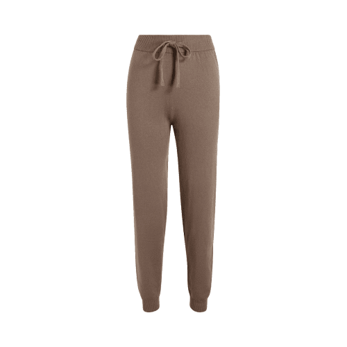 TNS164 W 112 Cozy Knit Jogger Mocha OM Front 1