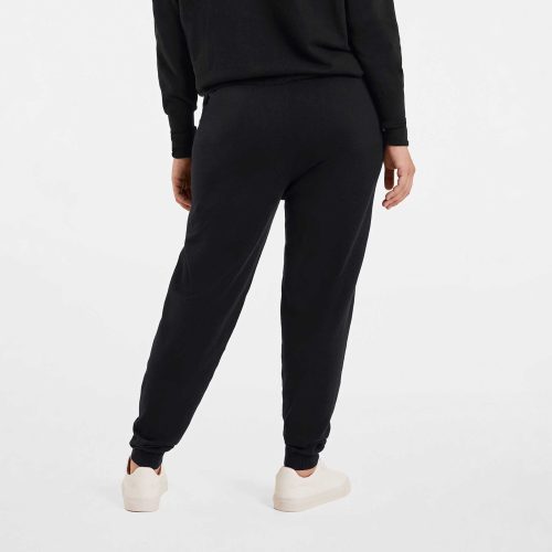 TNS165 W 112 Cozy Knit Jogger Black OM Back Crop 1