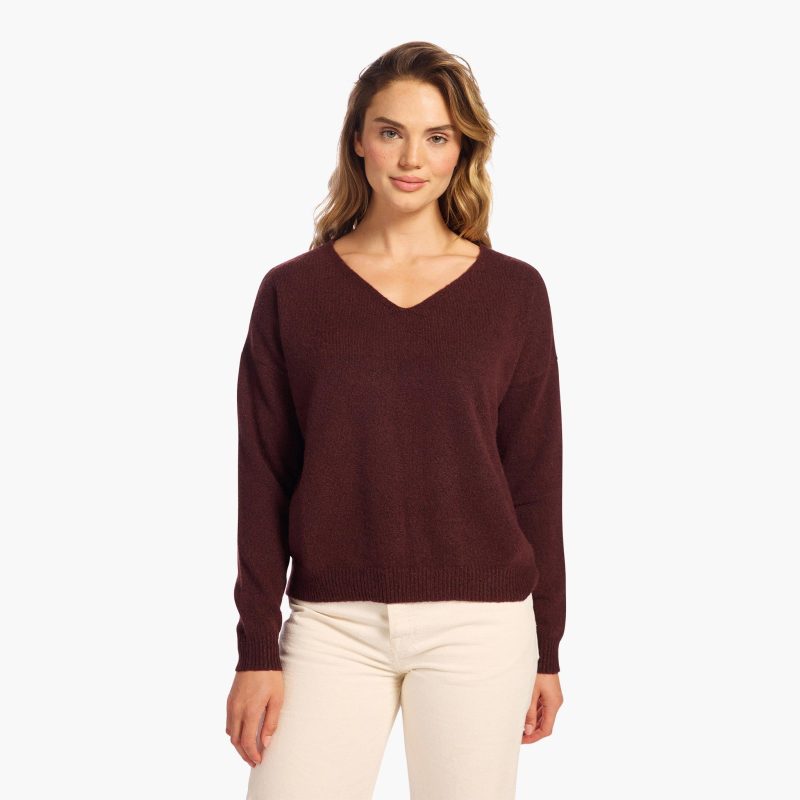 Cozy Knit V-Neck Sweater